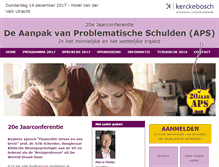 Tablet Screenshot of aanpakvanschulden.nl